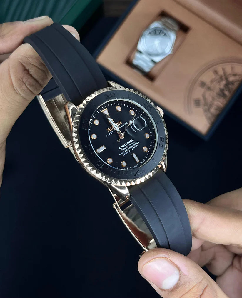 RLX Submariner Semi-Auto - Rose Gold