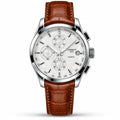 Tsot Leather Strap Chronograph Watch