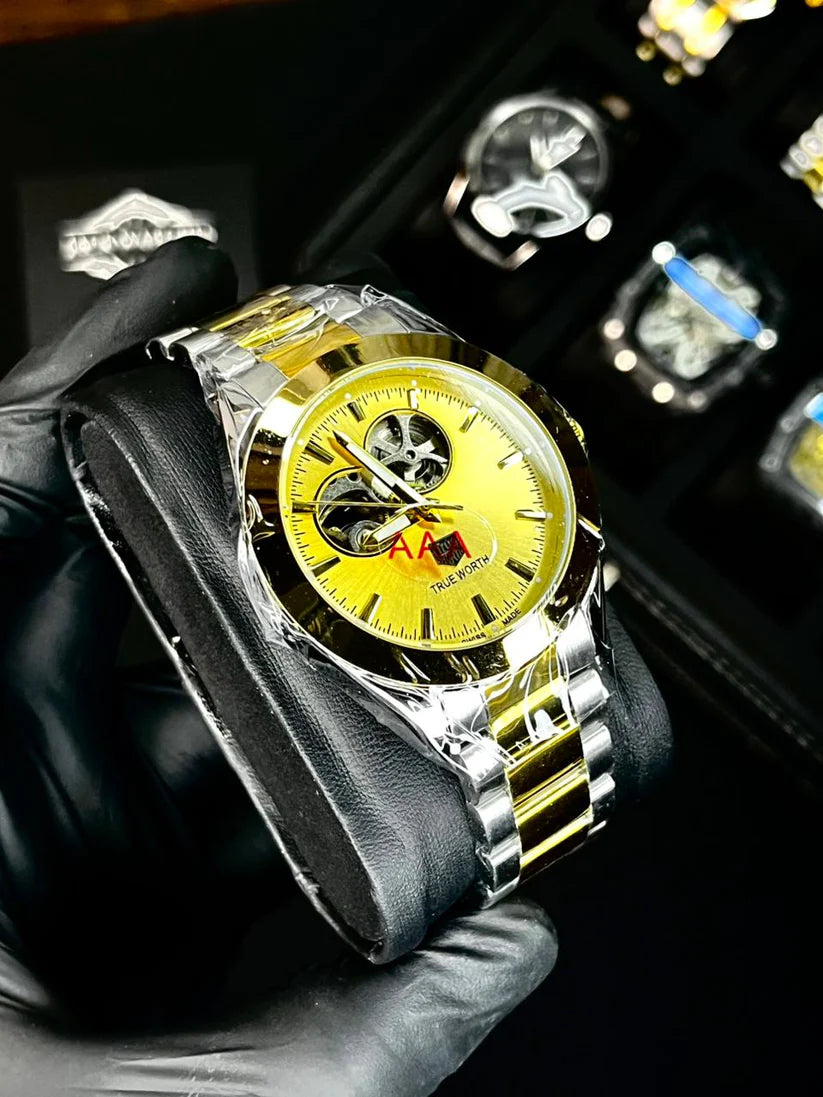 True Worth Open Heart Automatic Watch -TWAT326