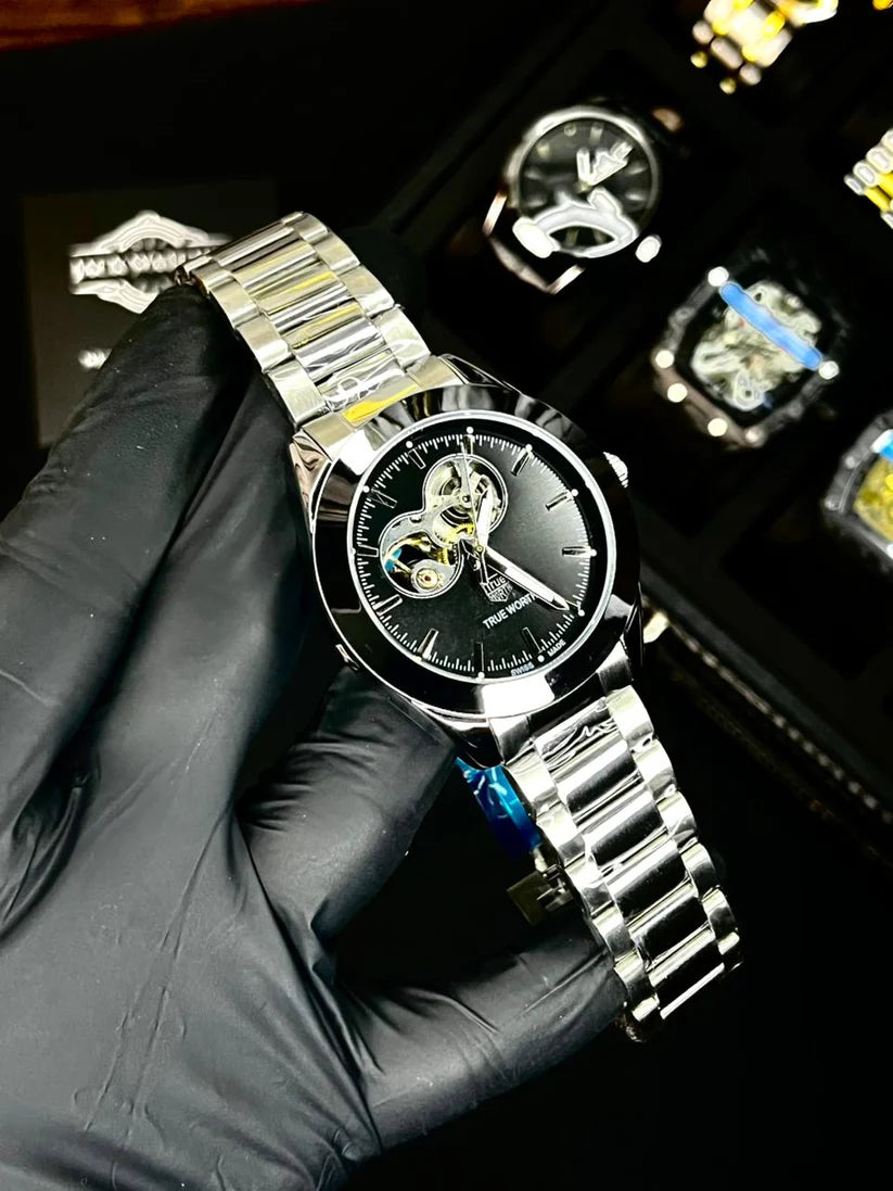 True Worth Open Heart Automatic Watch -TWAT326