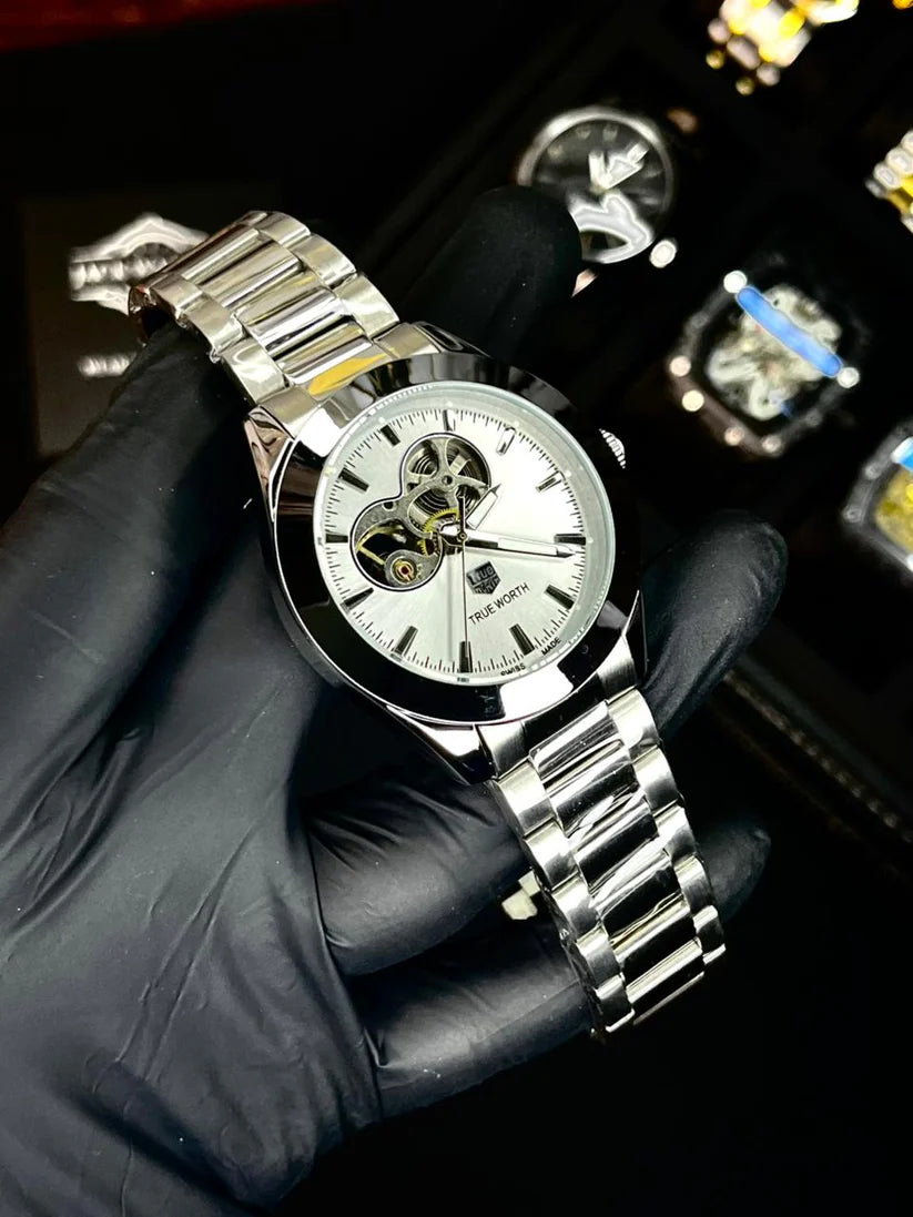 True Worth Open Heart Automatic Watch -TWAT326