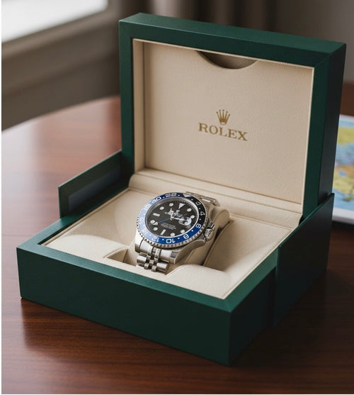 Combo Deal | Rlx Gmt Master II Master Quality Batman Edition + Black Arabic Aura